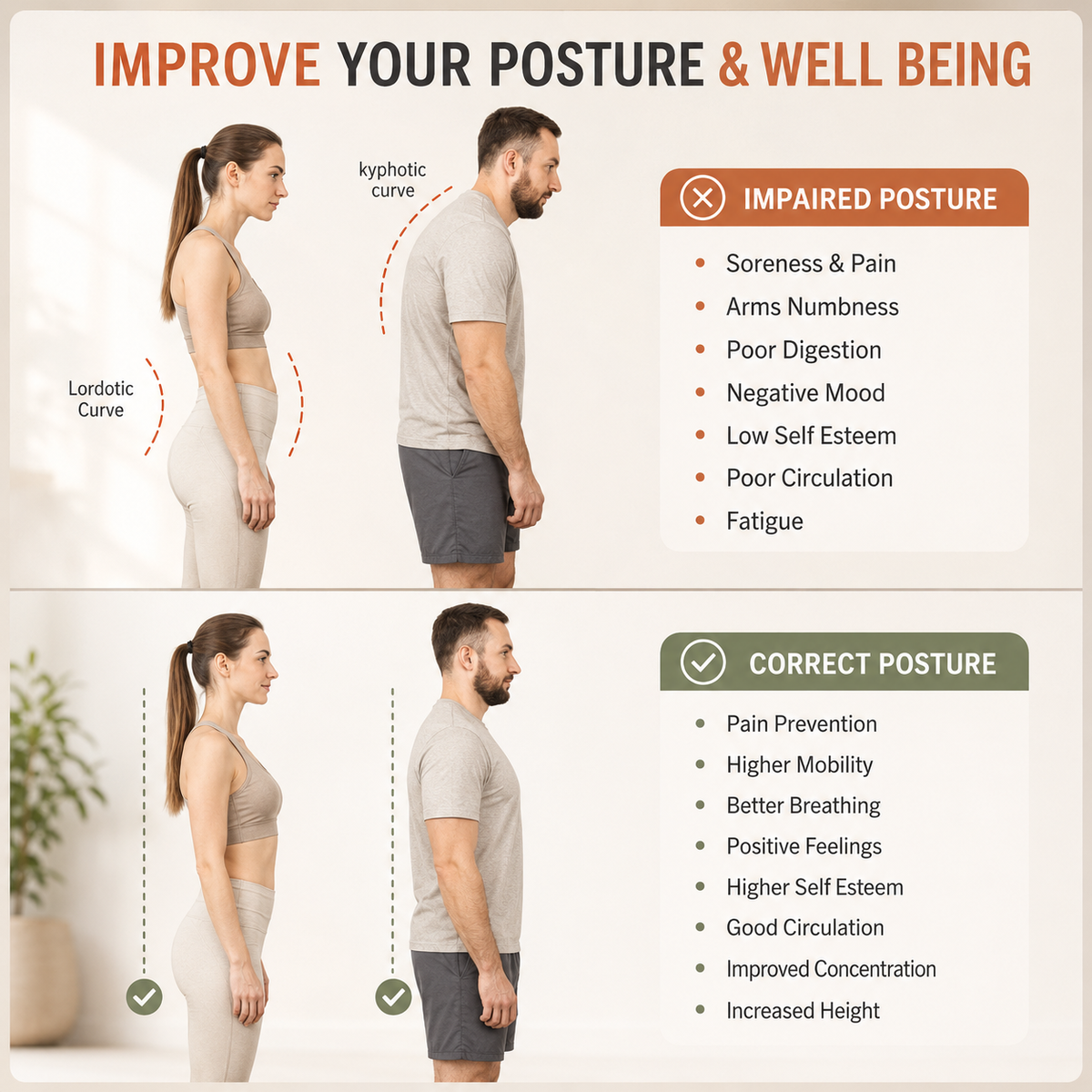 Adjustable Posture Corrector for Men, Women, and Kids