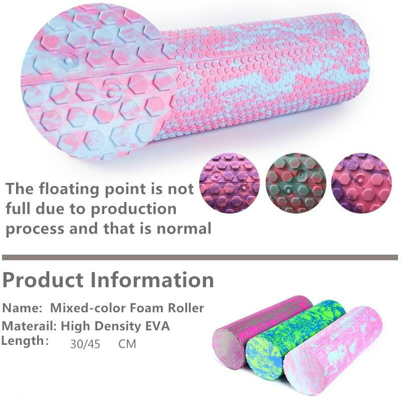 Iridescent Cloud Yoga Foam Roller for Body Massage