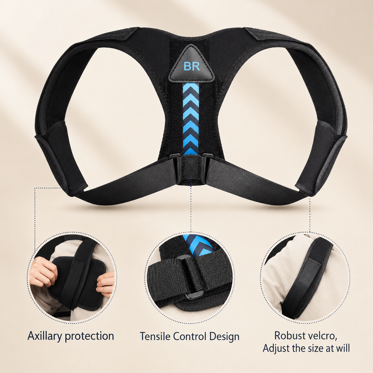 Adjustable Posture Corrector for Men, Women, and Kids