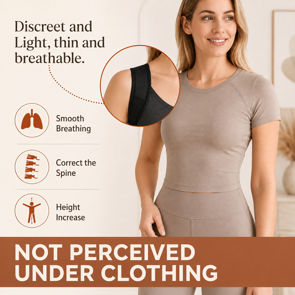 Adjustable Posture Corrector for Men, Women, and Kids